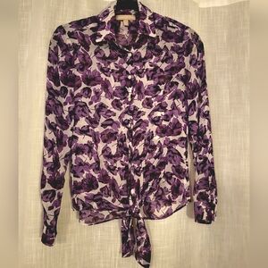 Banana Republic Floral Women's Dress Shirt / Blouse